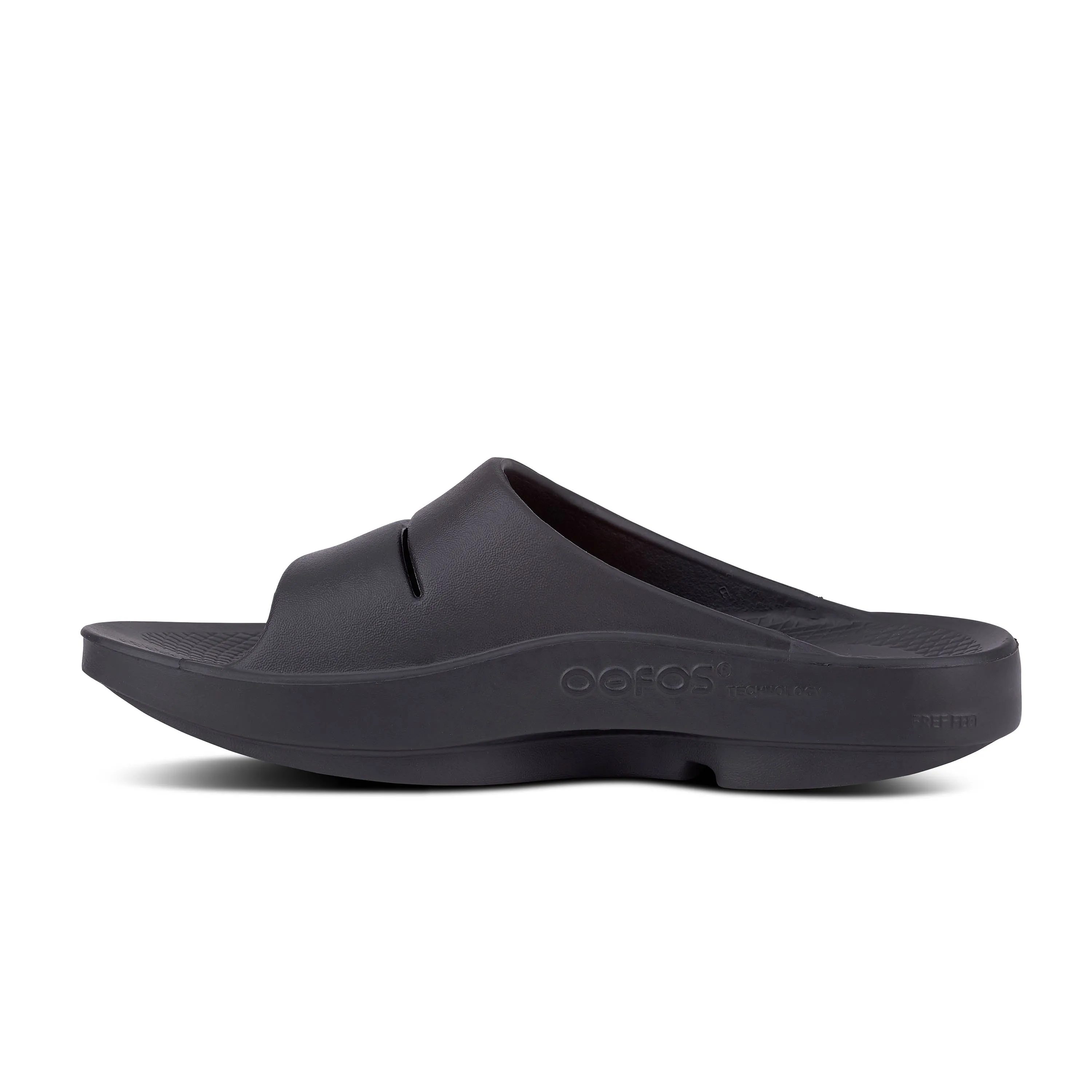 Men's Oofos OOahh Slide Color: Black