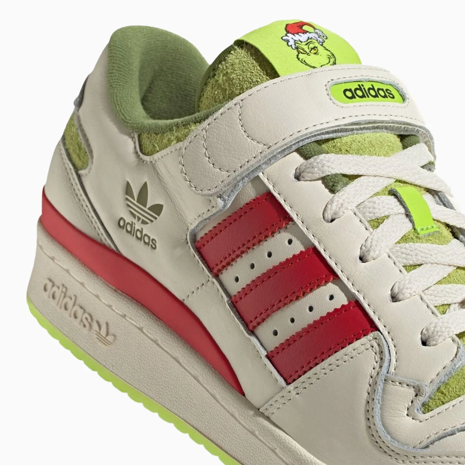 Men's The Grinch X adidas Forum Low "Green"