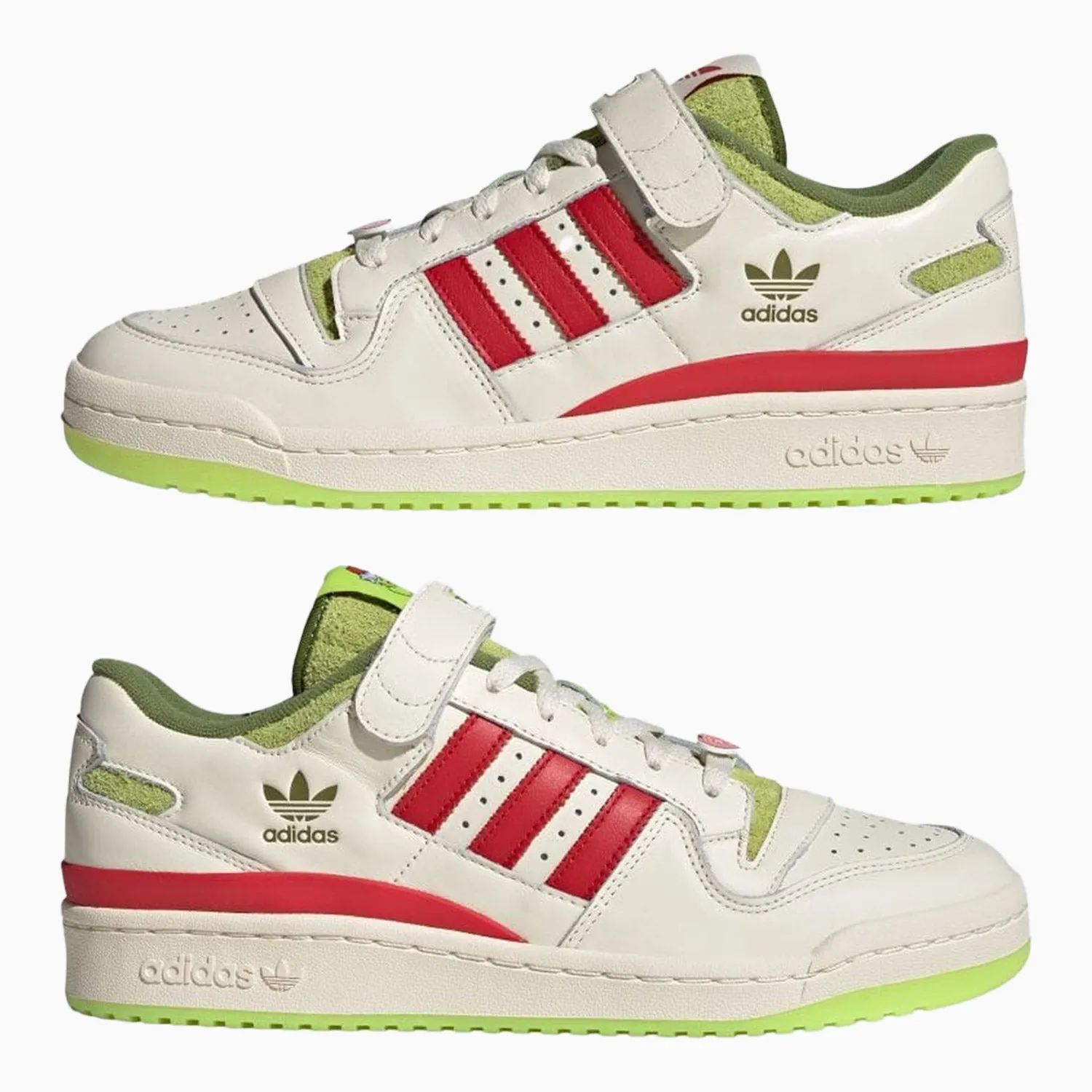 Men's The Grinch X adidas Forum Low "Green"