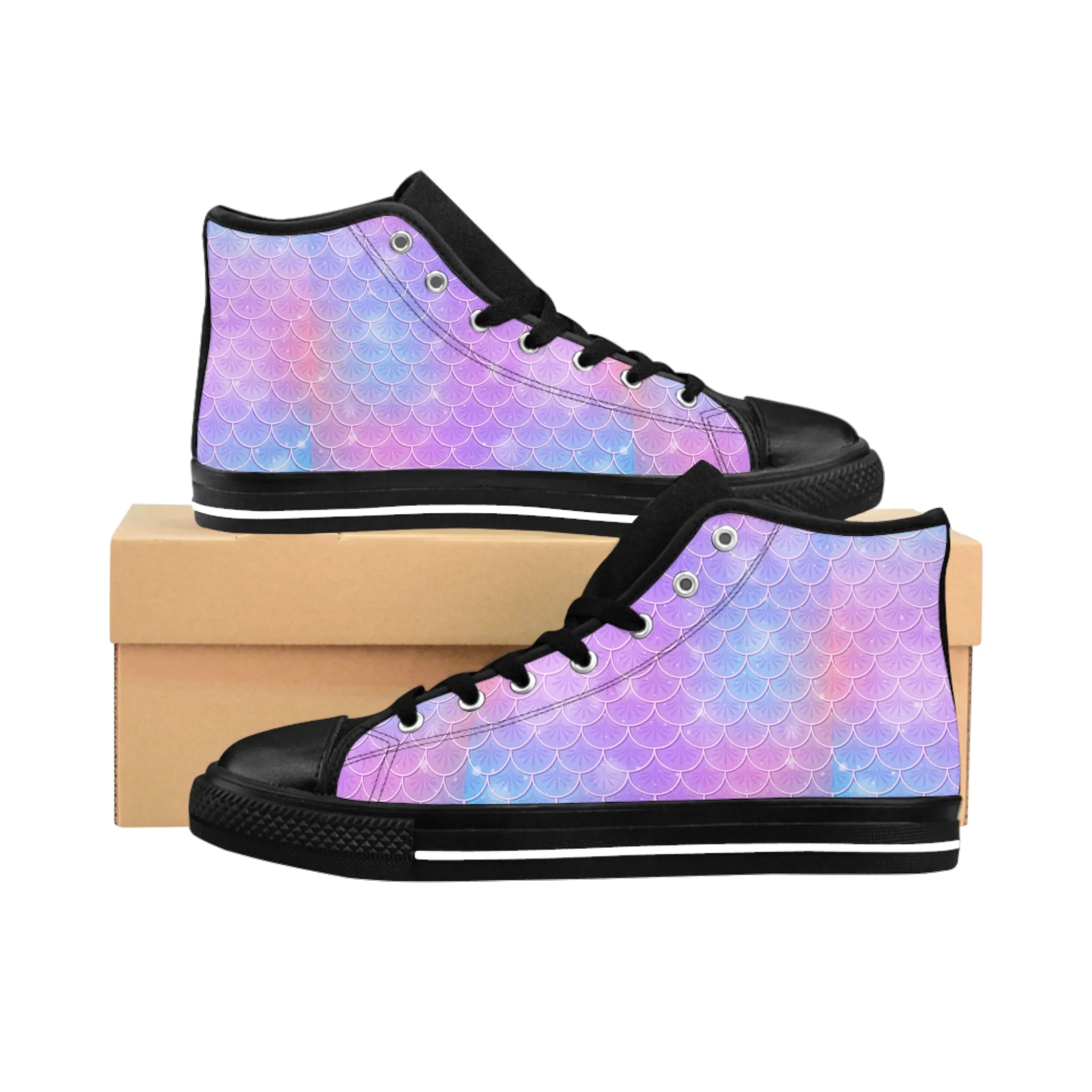 Mermaid Scales Women's Classic Sneakers