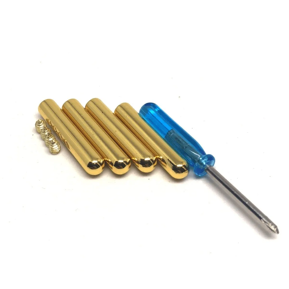 Metal Aglets Removable Tips - Blue