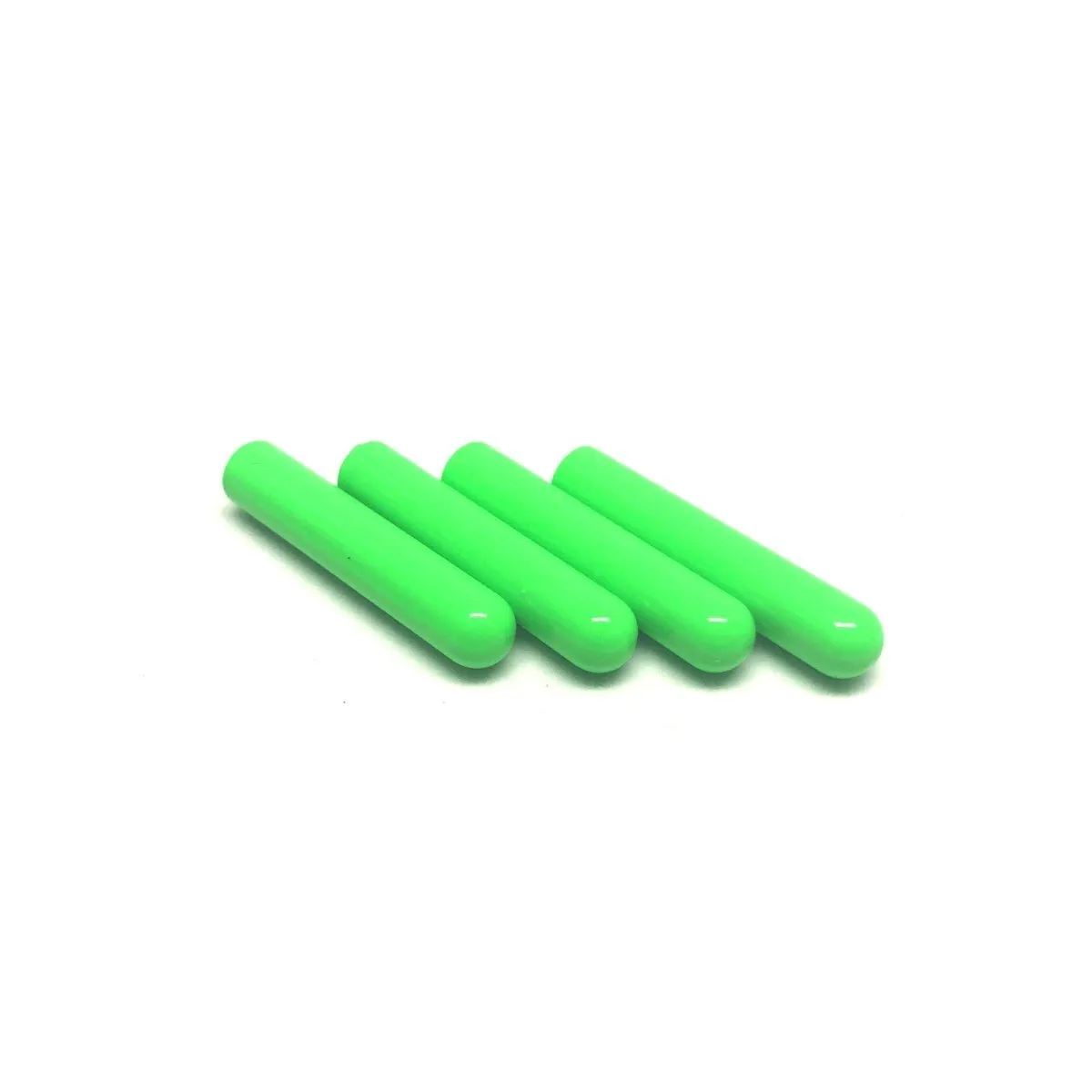 Metal Aglets Removable Tips - Neon Green