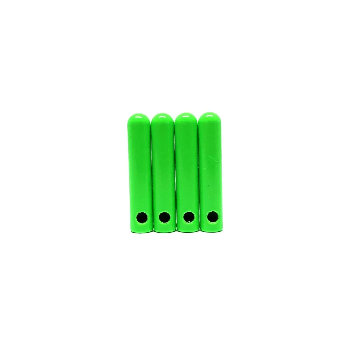 Metal Aglets Removable Tips - Neon Green