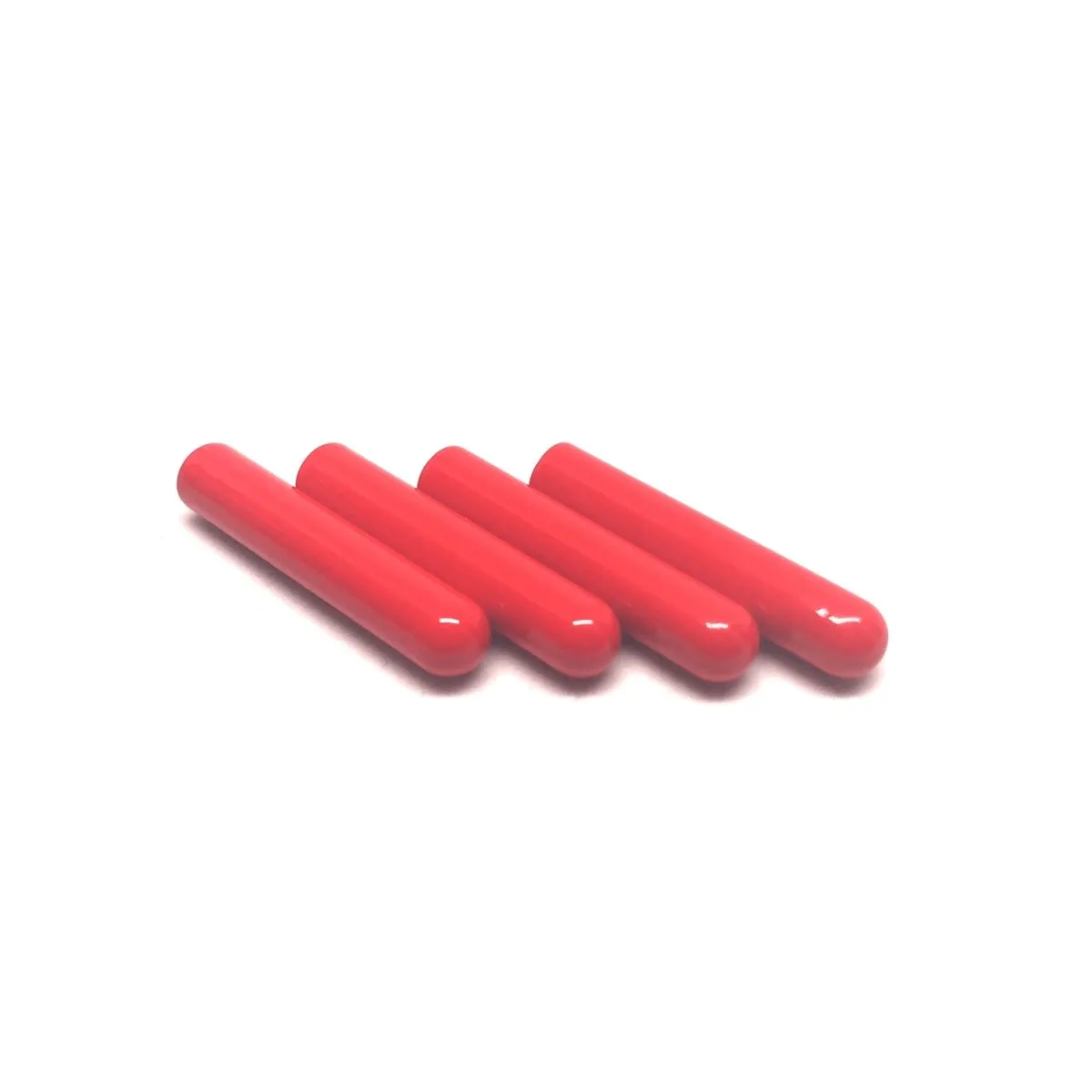 Metal Aglets Removable Tips - Red