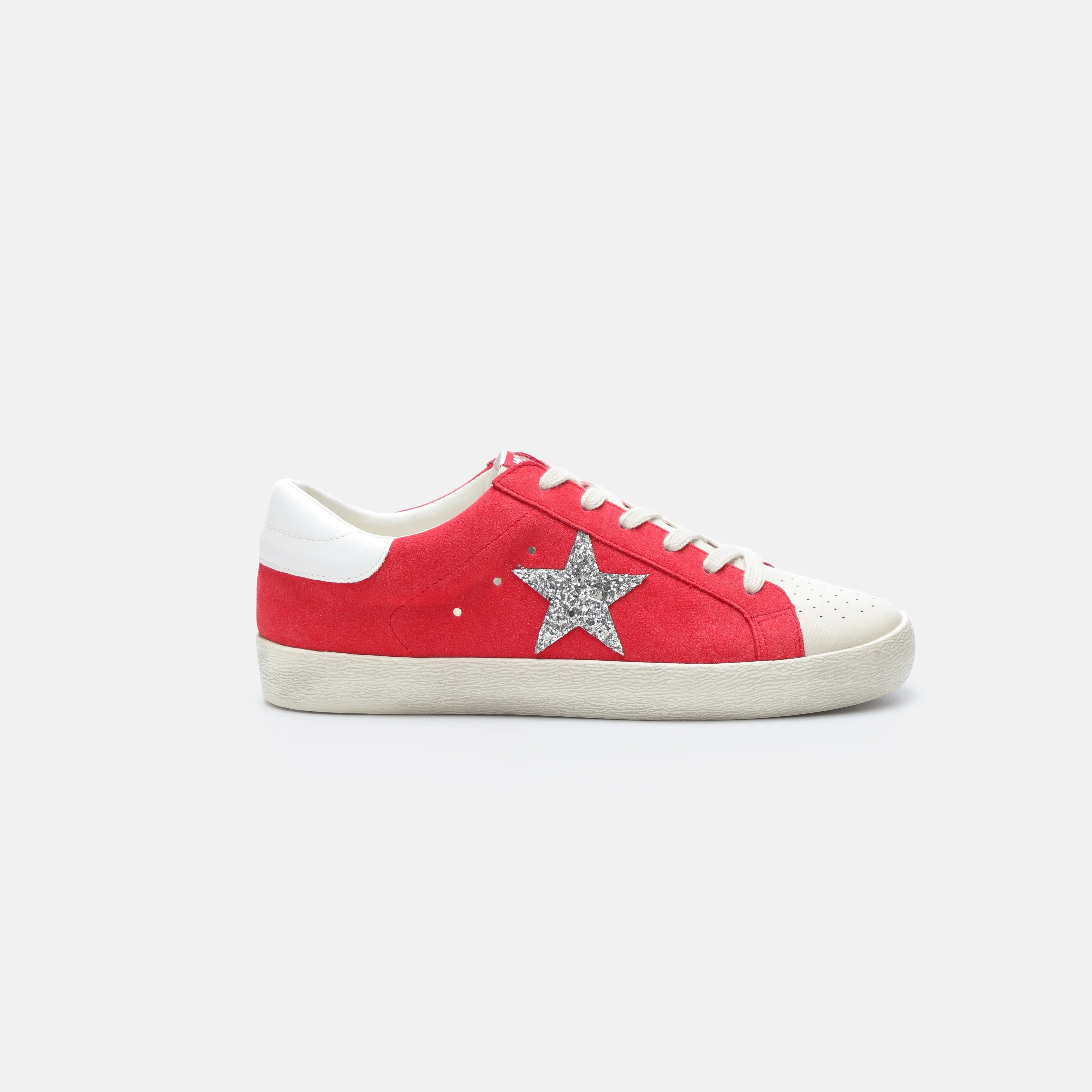 Mi.iM | Starring My Red Kicks Glitter Star Sneaker