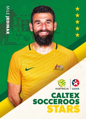 Mile Jedinak, Caltex Socceroos Stars, 2018 Tap'n'play Soccer Trading Cards