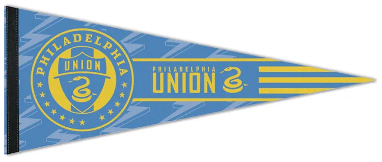 MLS Philadelphia Union Blue-and-Gold-Style Premium Felt Soccer Team Collector's Pennant - Wincraft Inc.