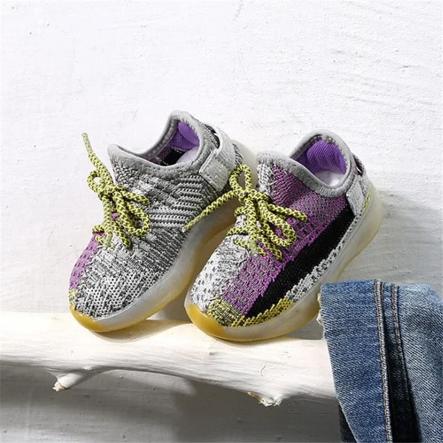 MOF Kids infant toddler shoes spring summer breathable mesh sneakers