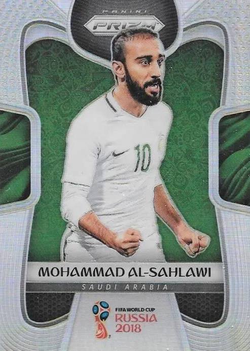 Mohammad Al-Sahlawi, Silver Refractor, 2018 Panini Prizm World Cup Soccer