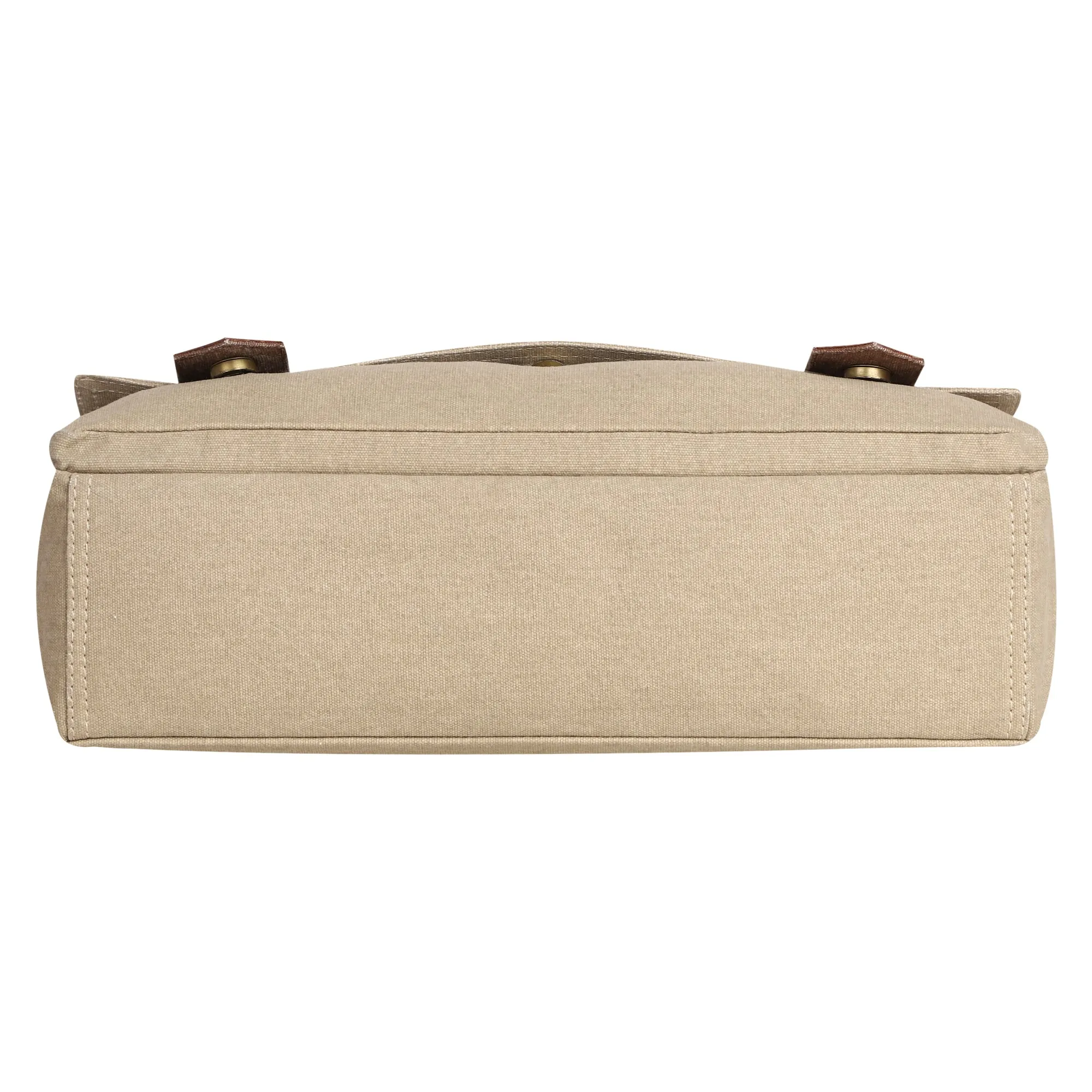 Mona B Unisex Canvas Messenger Crossbody Laptop/Tablet/MacBook Bag: Flint