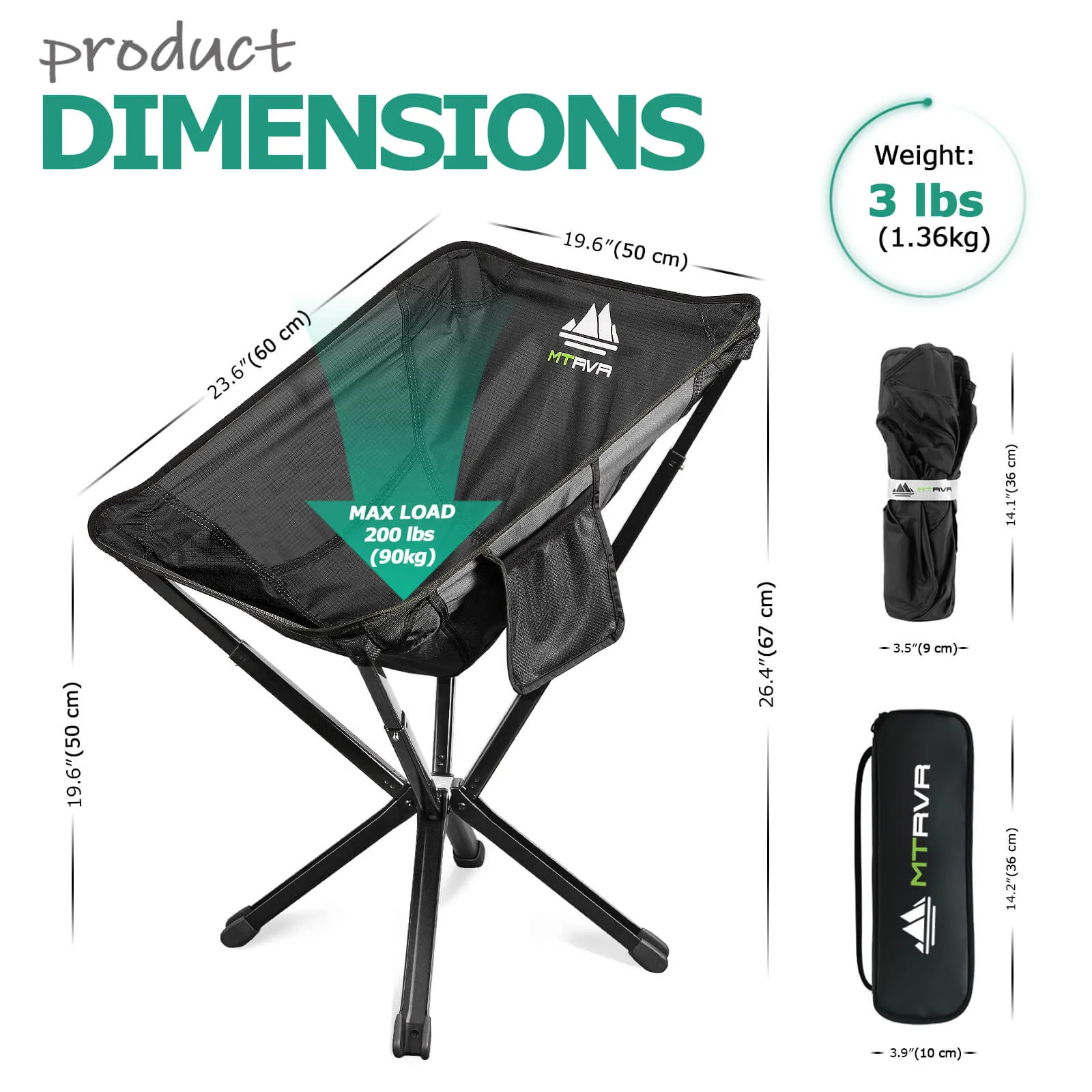 MTRVR Backpacking Chair