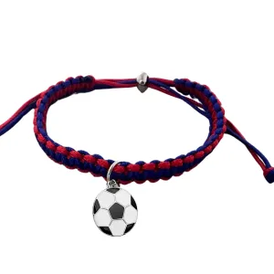 Multi Colored Soccer Hanging Charm Bracelet - Pick Colors & Charms