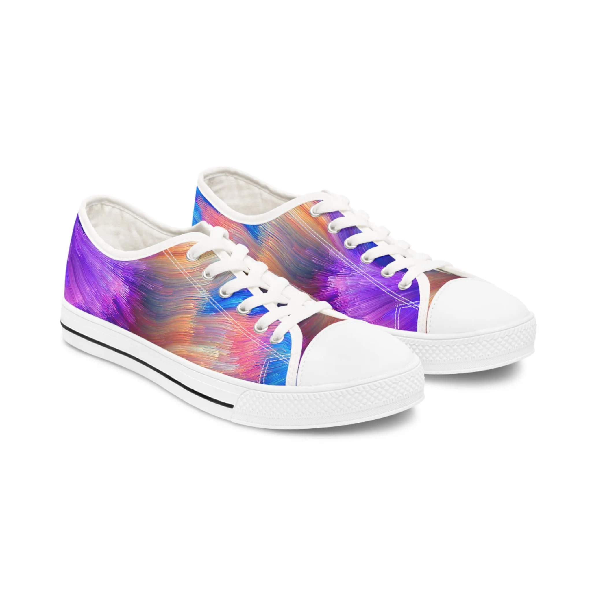 Neon Splash - Inovax Woman's Low Top Sneakers