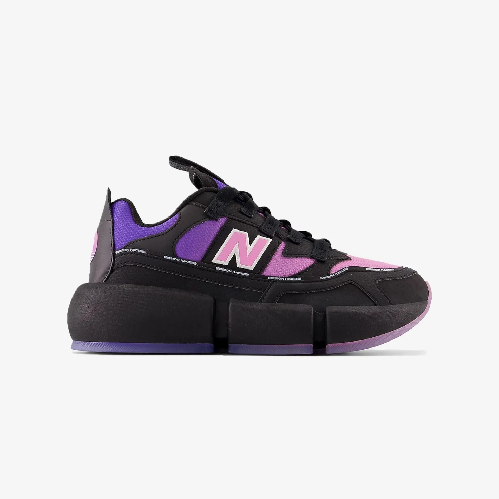 New Balance | VISION RACER  { BLACK/MIRAGE VIOLET