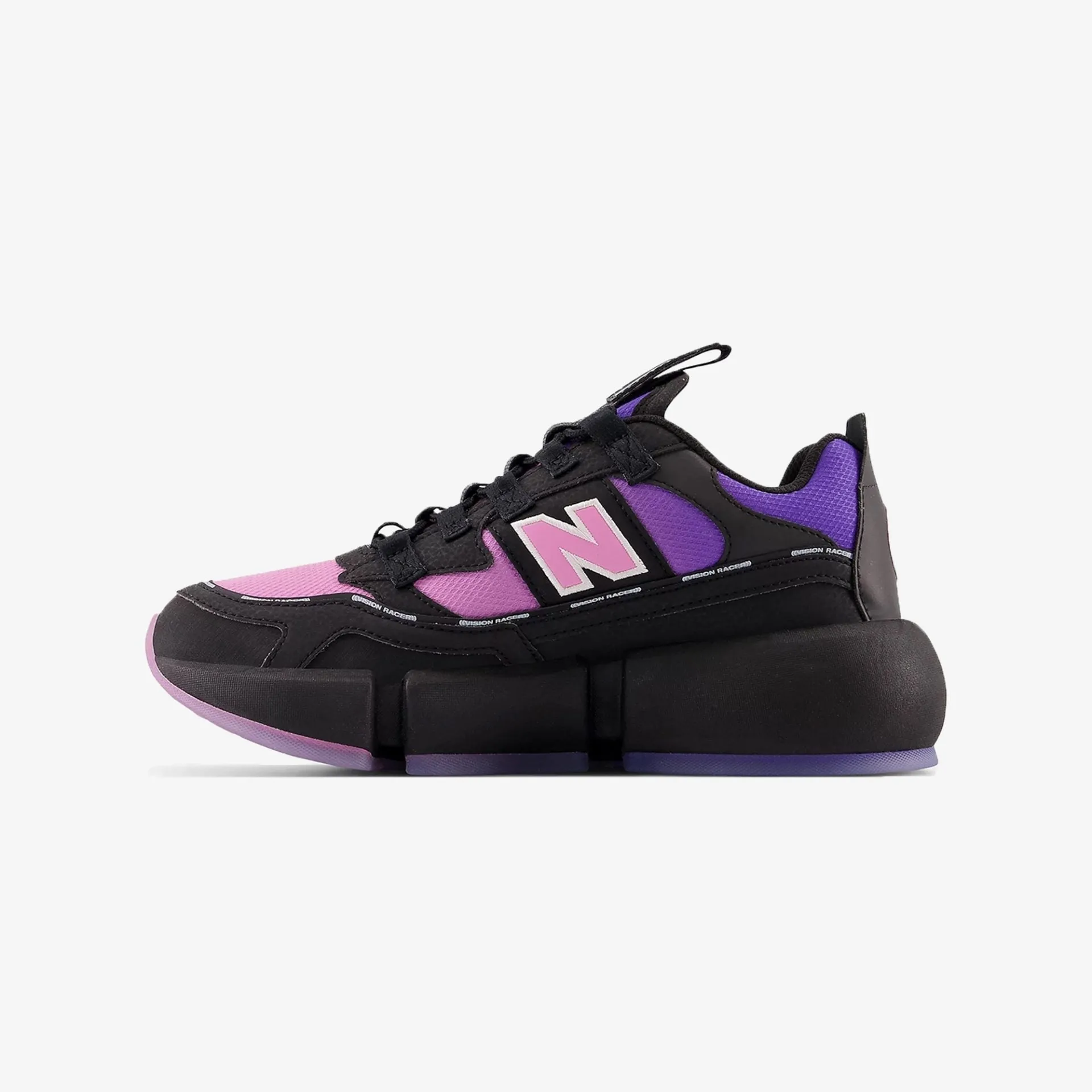 New Balance | VISION RACER  { BLACK/MIRAGE VIOLET