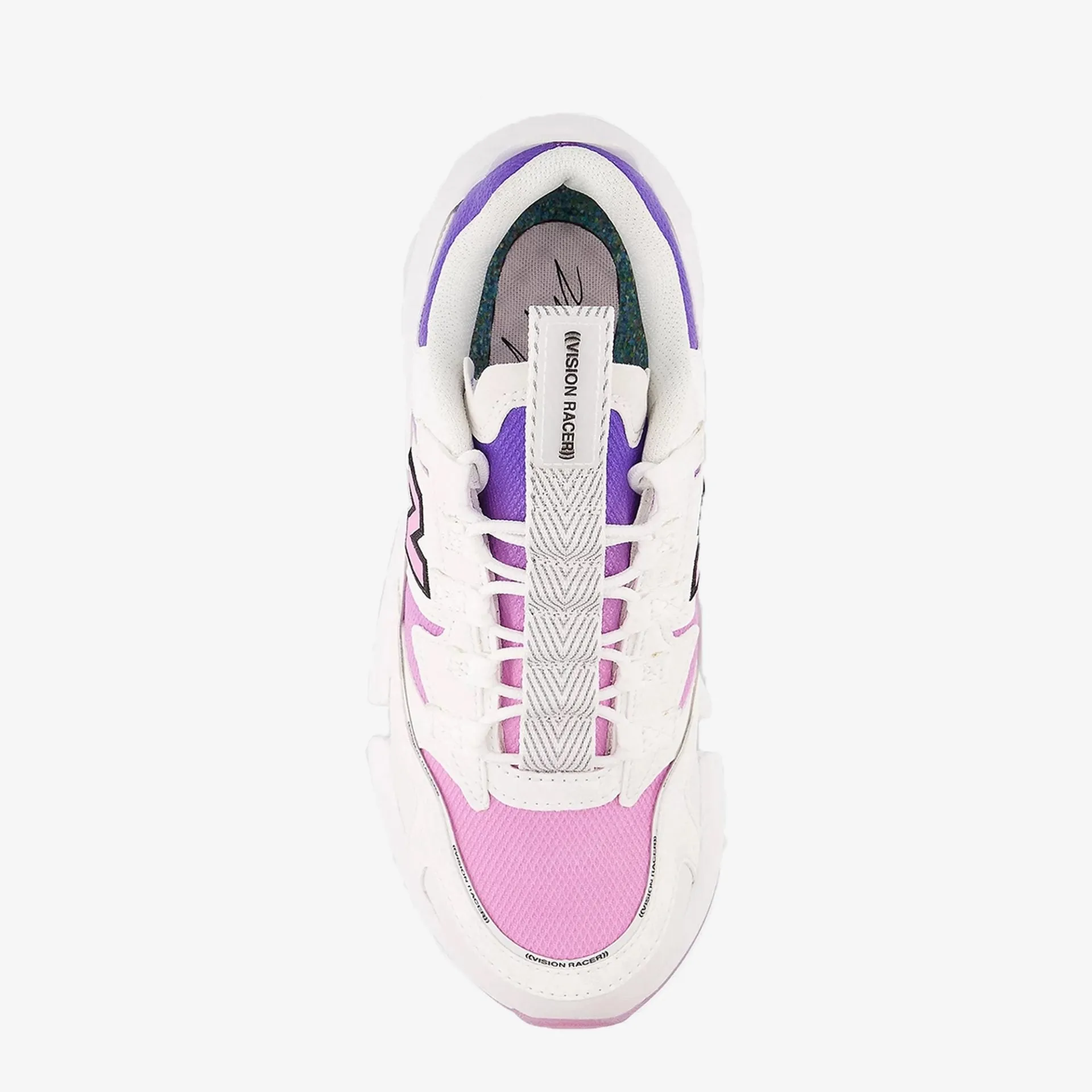 New Balance | VISION RACER  { WHITE/VIOLET