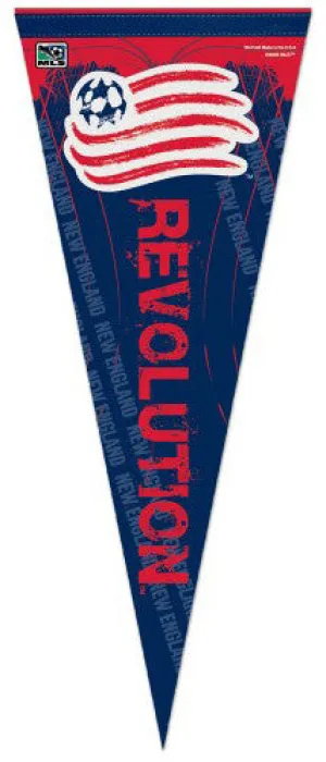 New England Revolution Official MLS Soccer Premium Felt Collector's Pennant - Wincraft Inc.