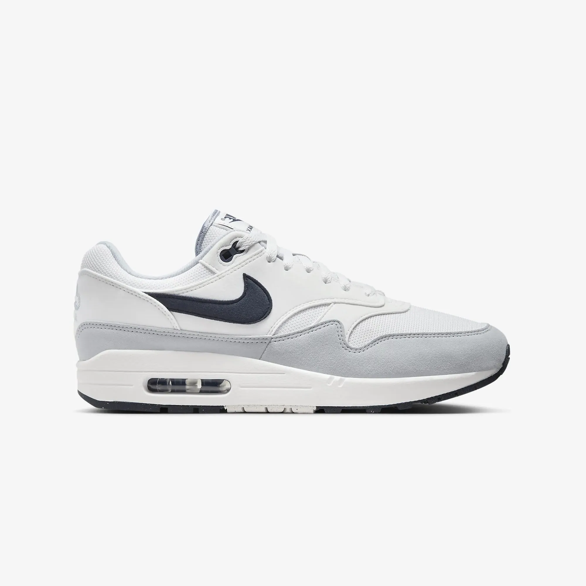 Nike | AIR MAX 1  { PLATINUM TINT/DARK OBSIDIAN-WOLF GREY