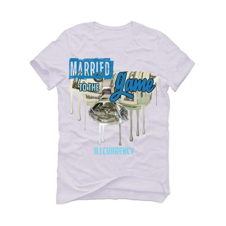 Nike Dunk Low "Dark Marina Blue" White T-Shirt (Married to the Game)