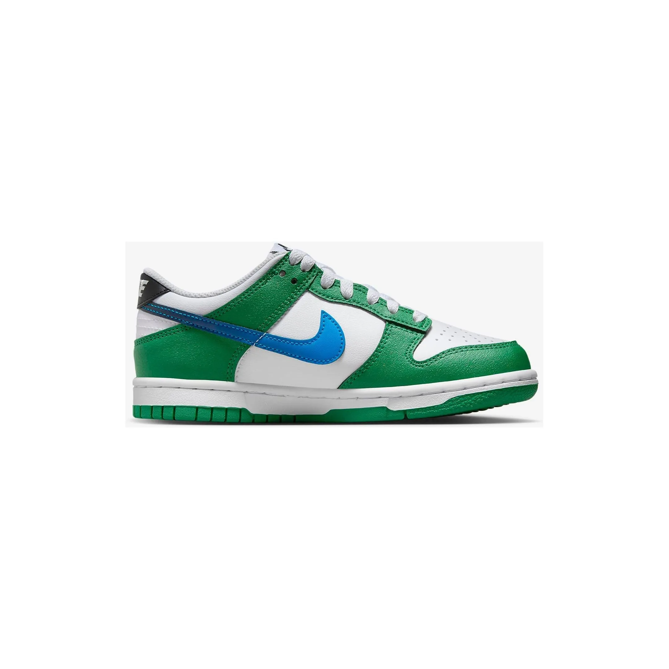 Nike Kid's Dunk Low Shoes - Malachite / White / Photo Blue