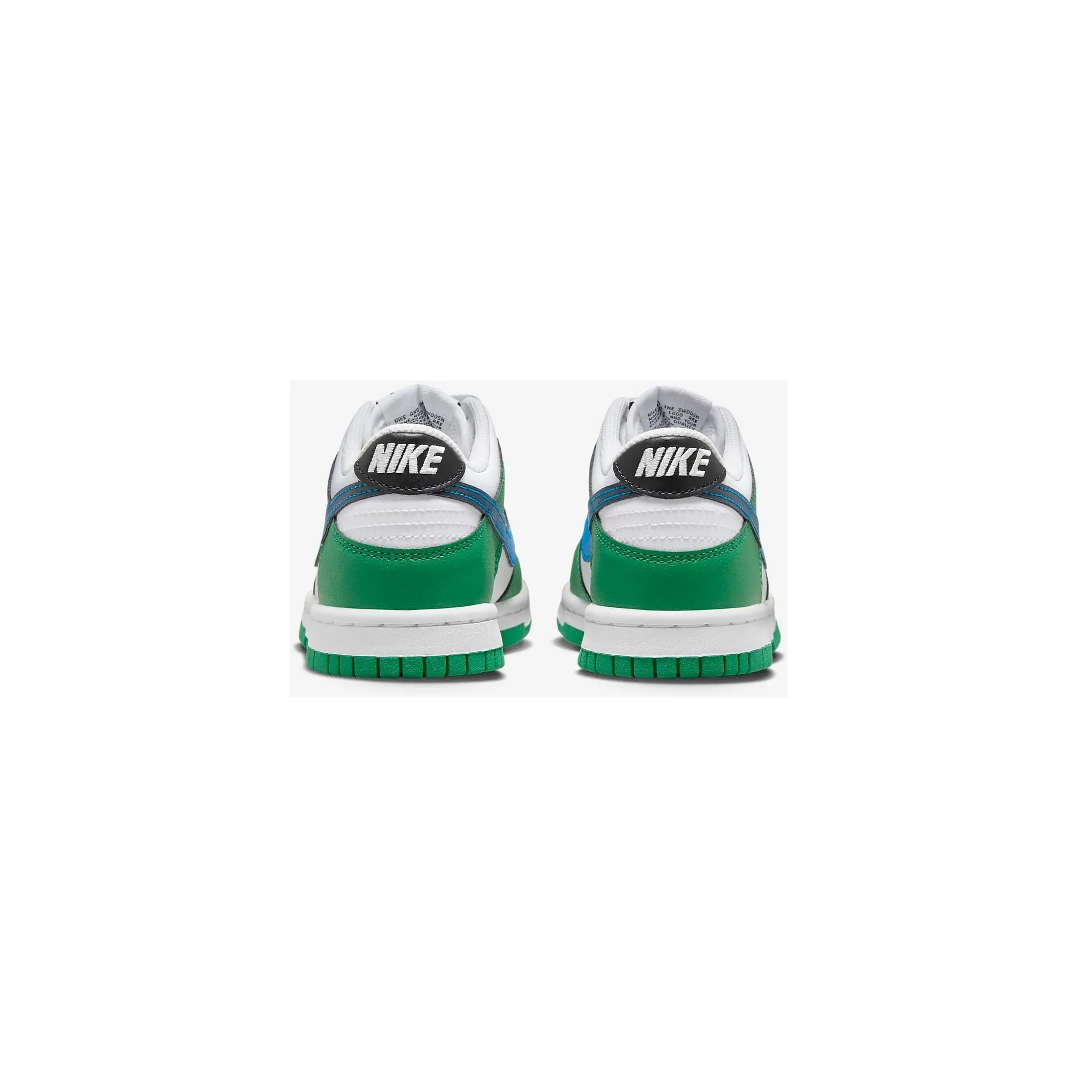 Nike Kid's Dunk Low Shoes - Malachite / White / Photo Blue