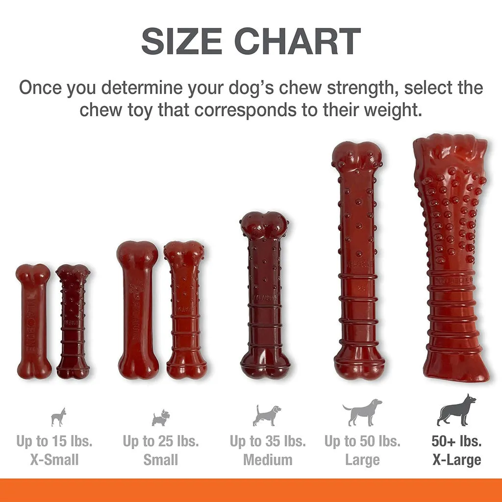 Nylabone Power Chew Basted Blast Dual Flavored Dog Chew Toys