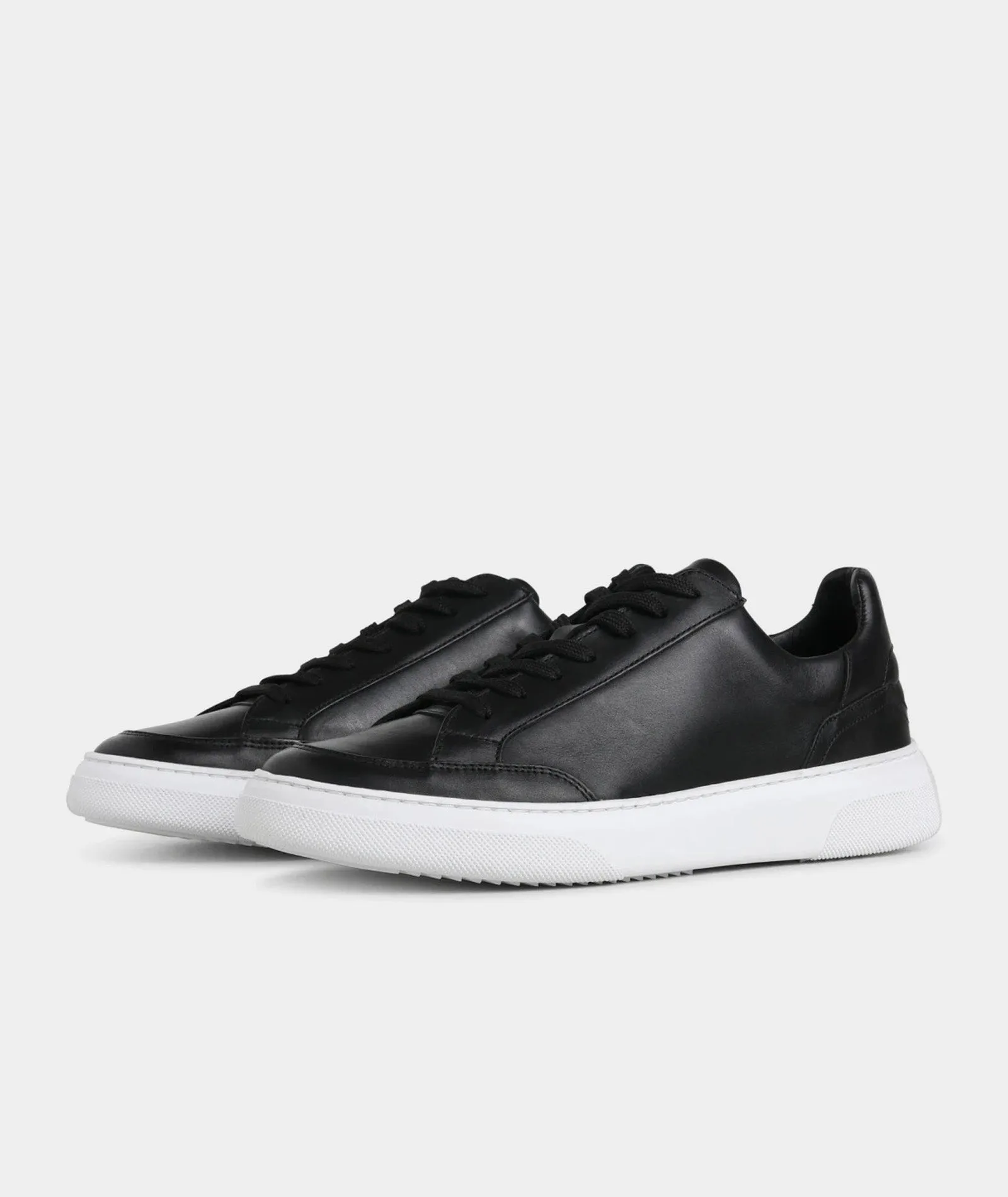 Off Court - Black Leather