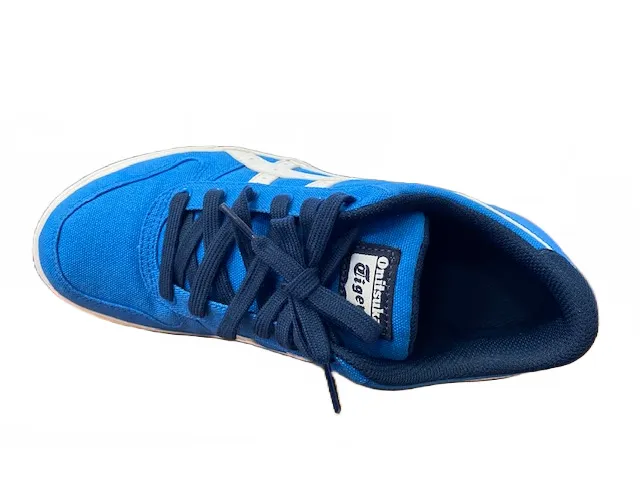 Onitsuka Tiger scarpa sneakers da uomo in tela Aaron C5A0N 4201 blu chiaro