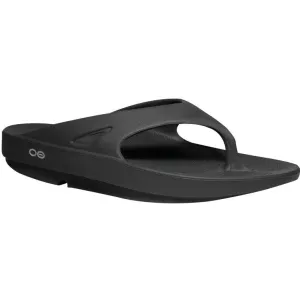 Oofos Original Unisex Orthopedic Feet Recovery Flip Flops - Black