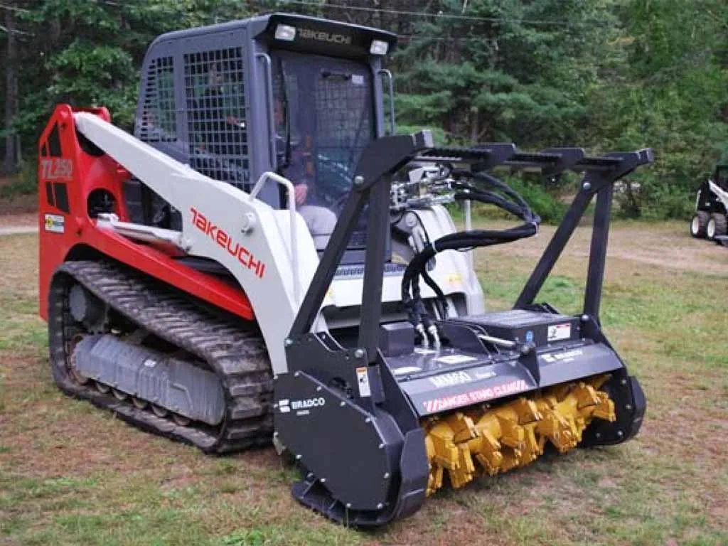 PALADIN / BRADCO drum style mulcher for skid steer