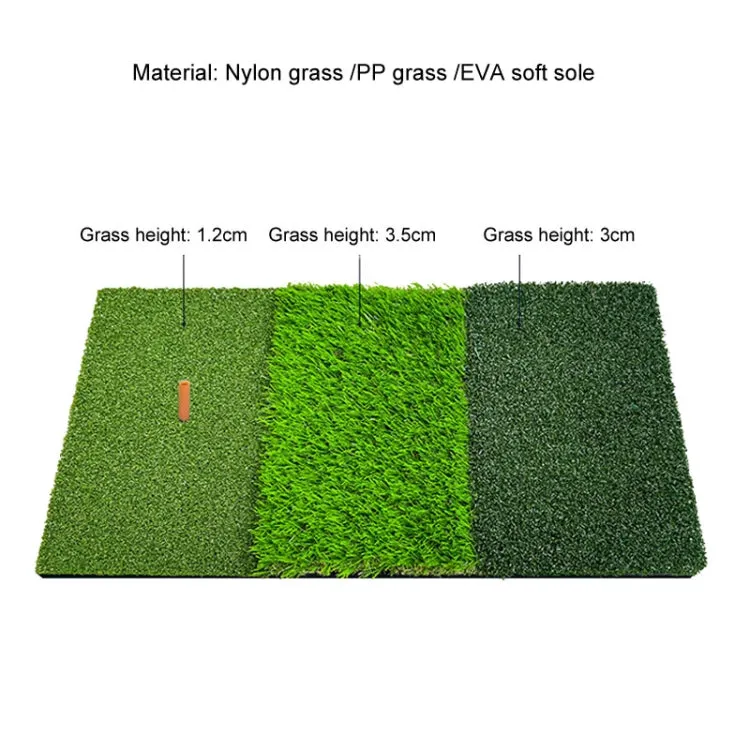 PGM DJD010 90x40cm 3 In 1 Golf Striking Mat Hitting Resistant Practice Pad Indoor Mini Swing Chipping Hitting Mat