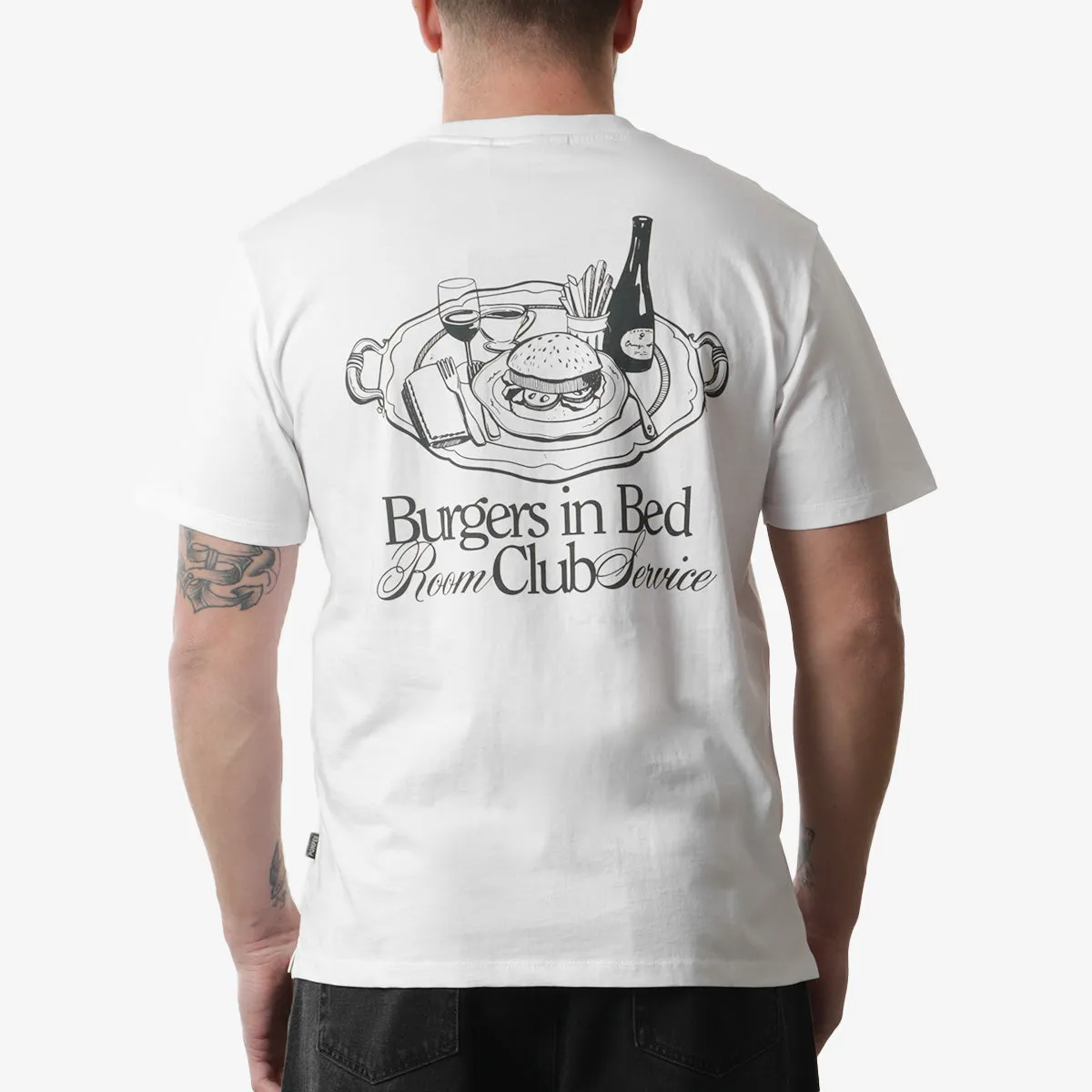 Pompeii Burgers In Bed Graphic T-Shirt