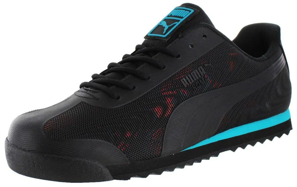 Puma Roma TK Graphic - Black/Teal/Coral