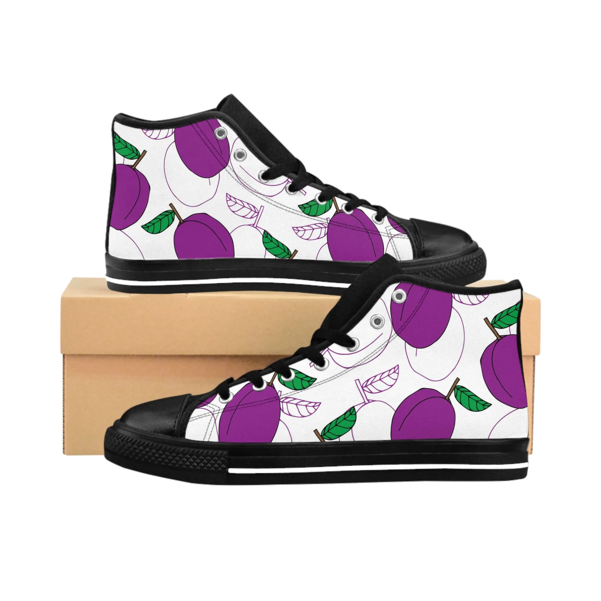 Purple Plums Women's Classic Sneakers