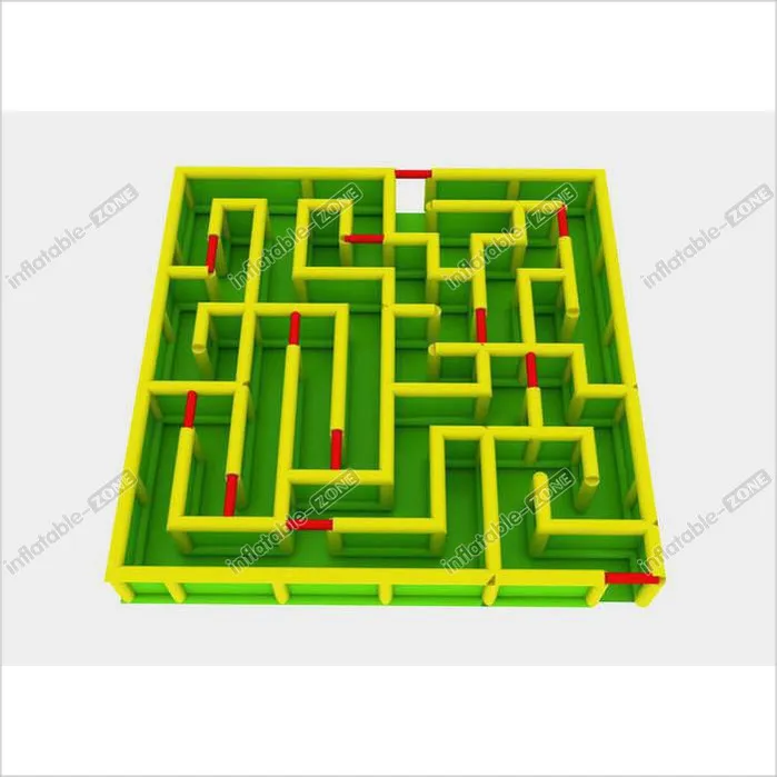 PVC Tarpaulins Inflatable Sports Games Labyrinth Maze Kids Playground