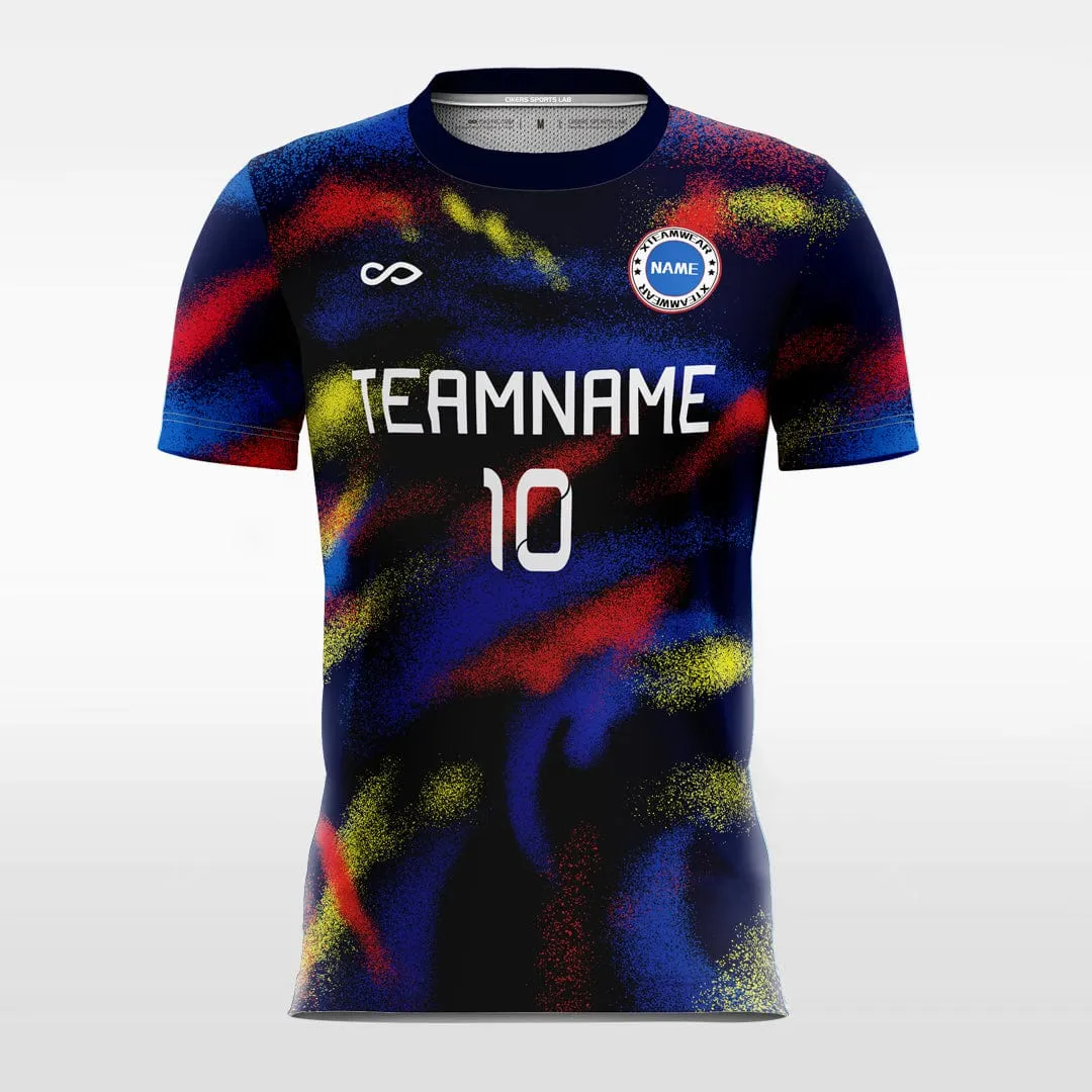 Rainbow Fireworks - Custom Kids Soccer Jerseys Design Print