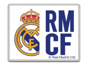 Real Madrid Club de Futbol WinCraft White "RMCF" Rectangle Metal Lapel Pin