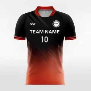 Retro Gradient - Women Custom Soccer Jerseys Design Orange