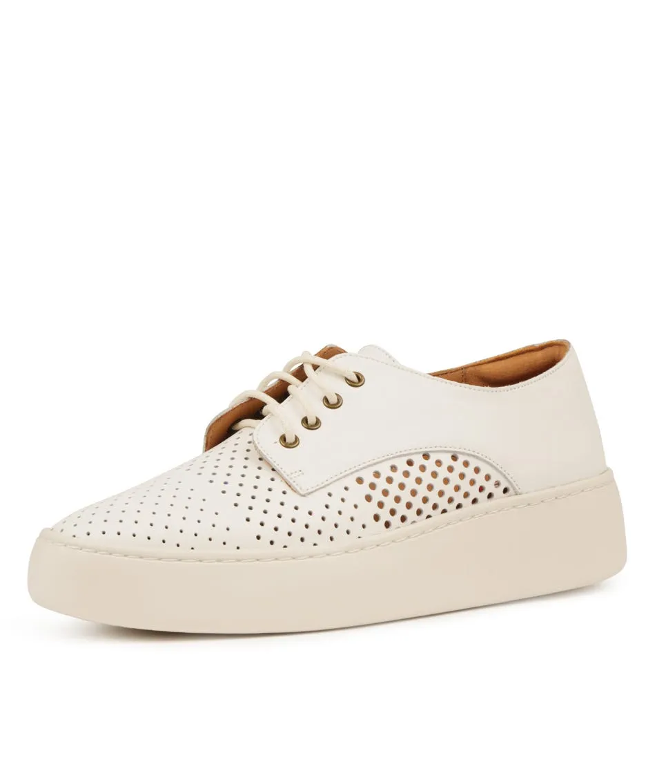 Rollie - Shoes - Derby City Punch - White / Leather