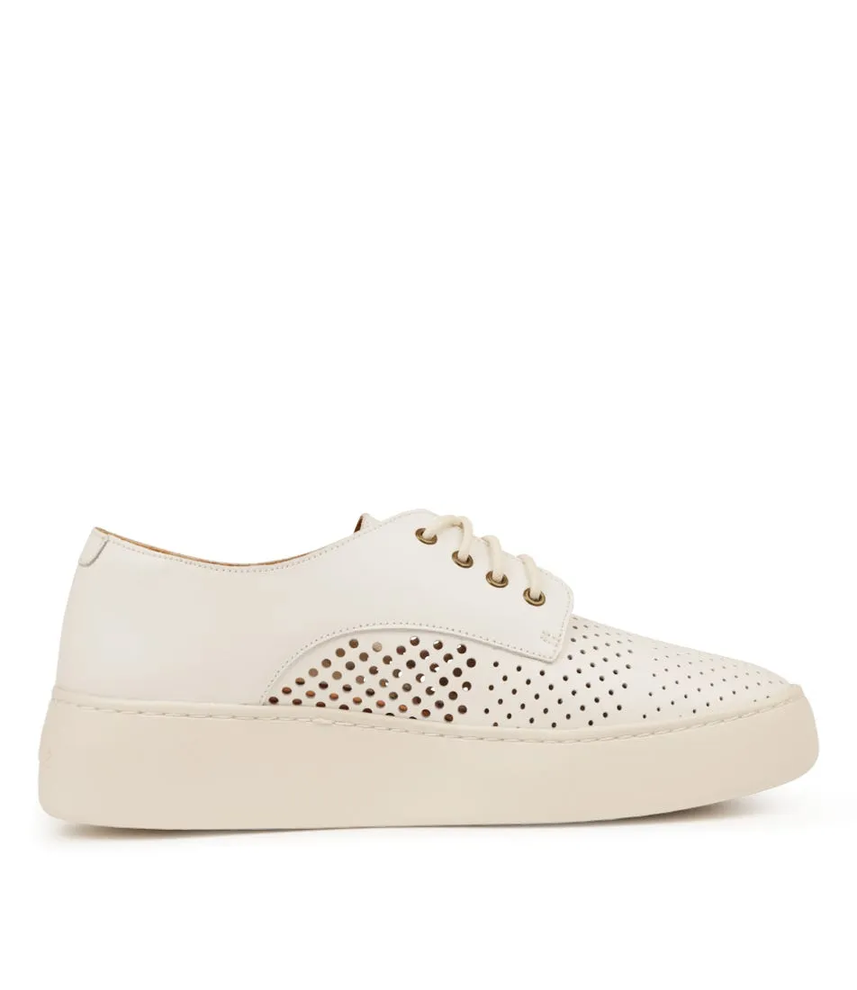 Rollie - Shoes - Derby City Punch - White / Leather