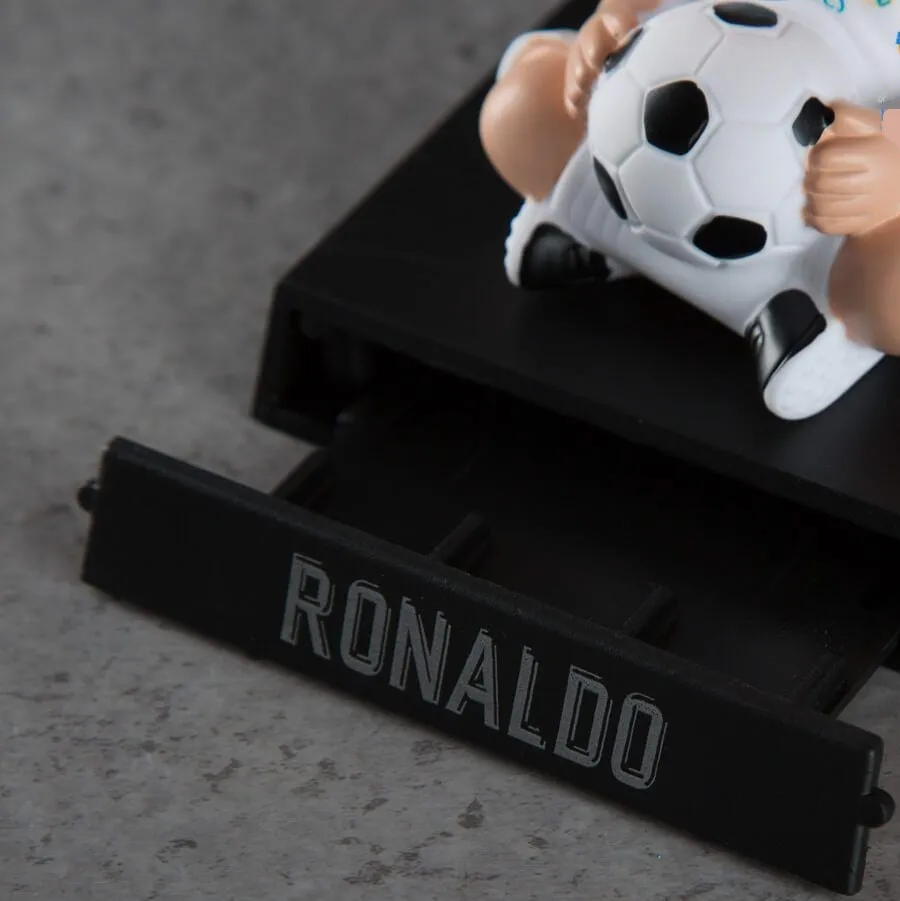 Ronaldo Bobblehead With Mobile Holder For Cars, Desk, Table | 12.5 Cm |