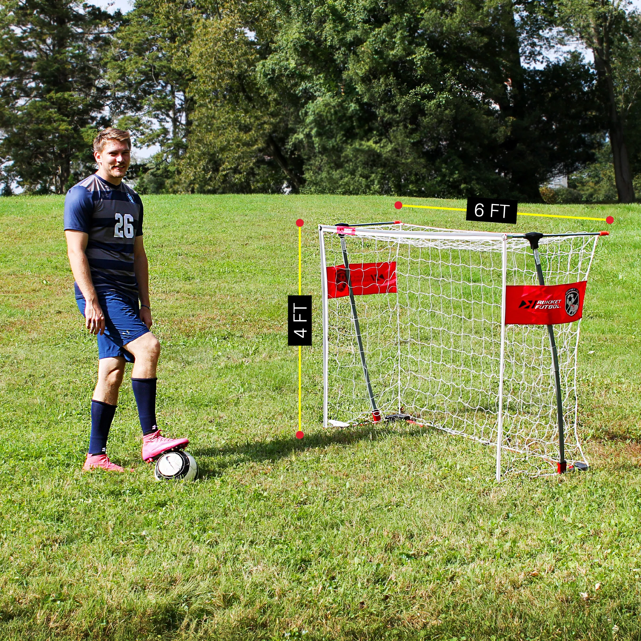 Rukket 6x4 ft Soccer Goal