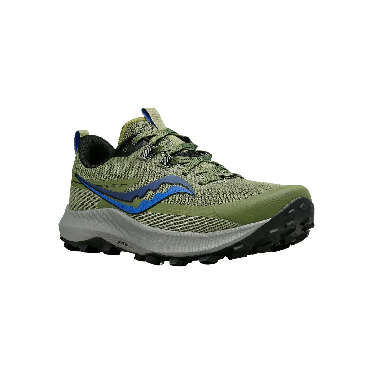 Saucony Peregrine 13 Green Gray Shoes