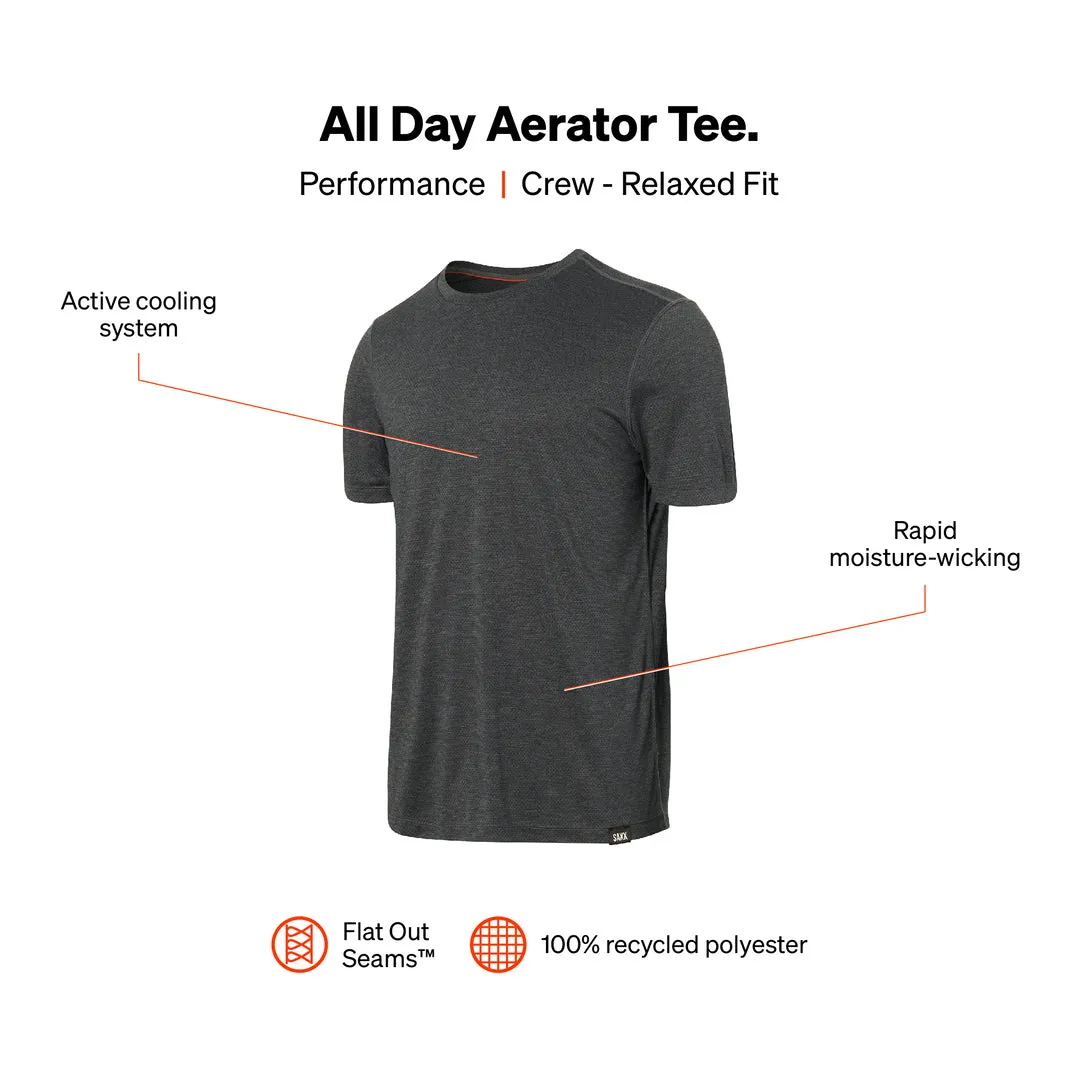 SAXX Men's All Day Aerator Short Sleeve Crew