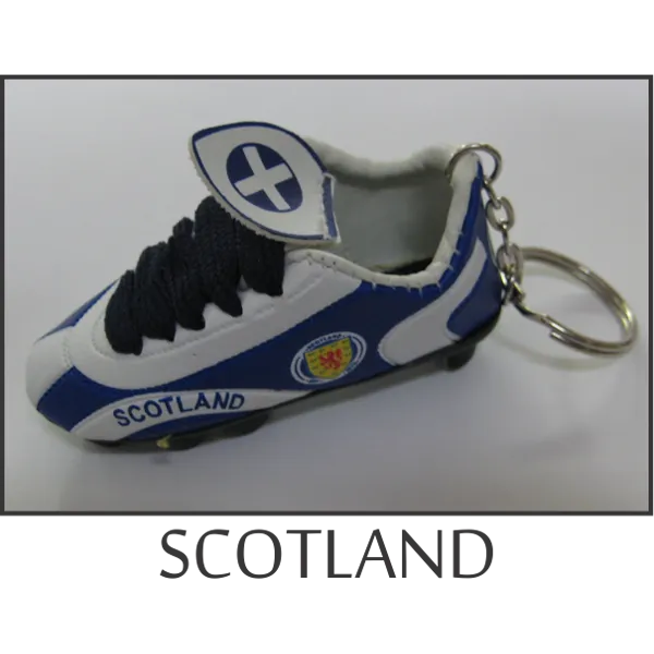 Scotland Mini Soccer Shoe Key Chain