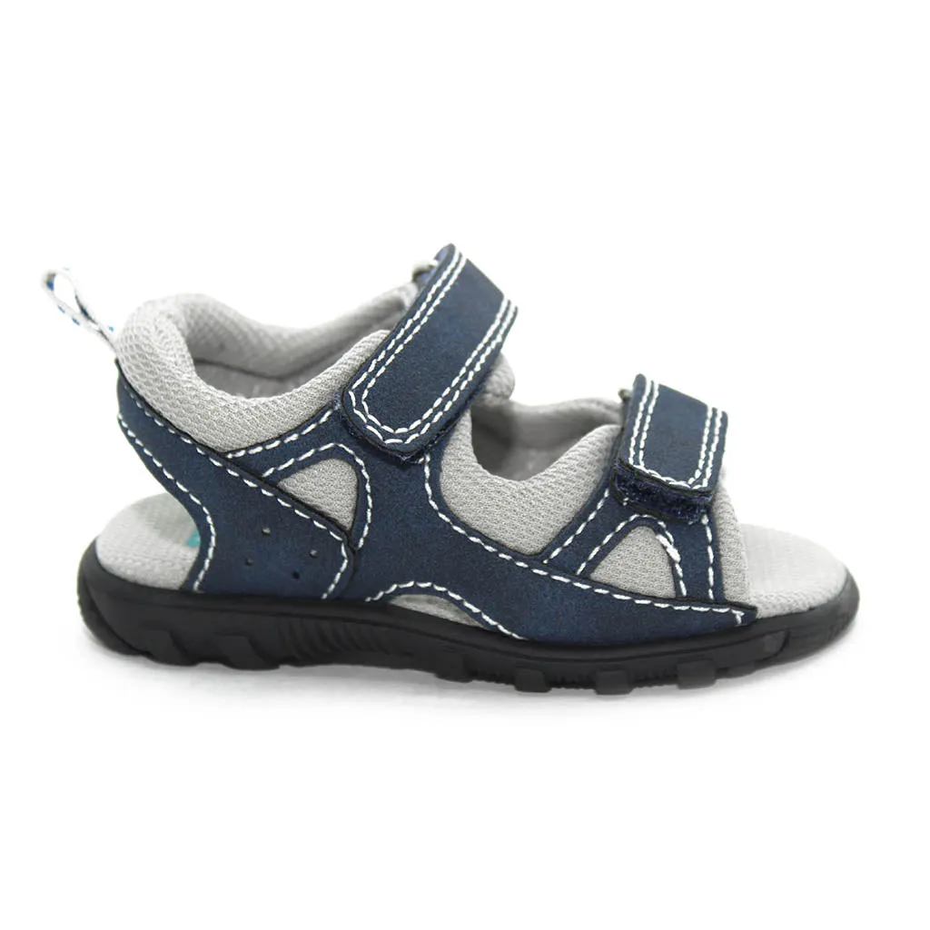 Scott David Justin Sandals Navy Grey Walkers Toddler Boys - Kids Shoes