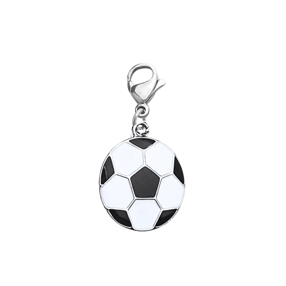 Soccer Clip On Zipper Pull