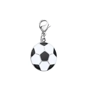 Soccer Clip On Zipper Pull