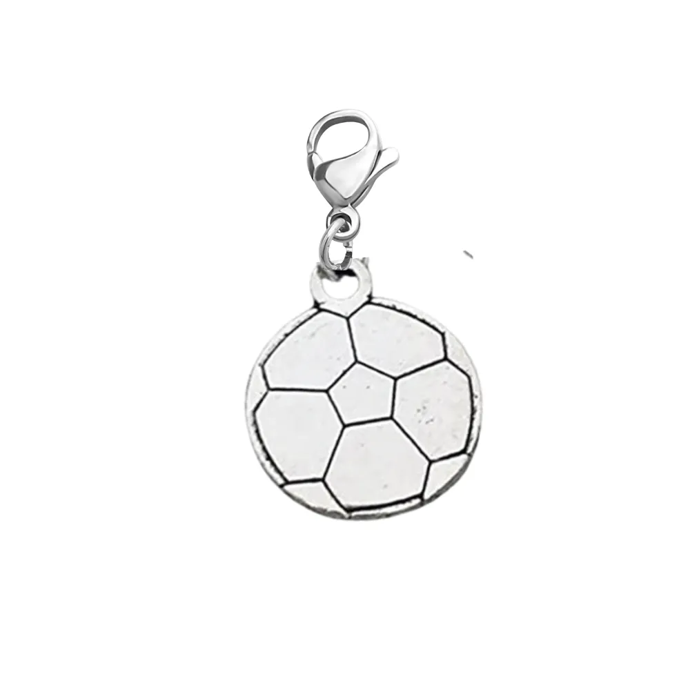 Soccer Clip On Zipper Pull