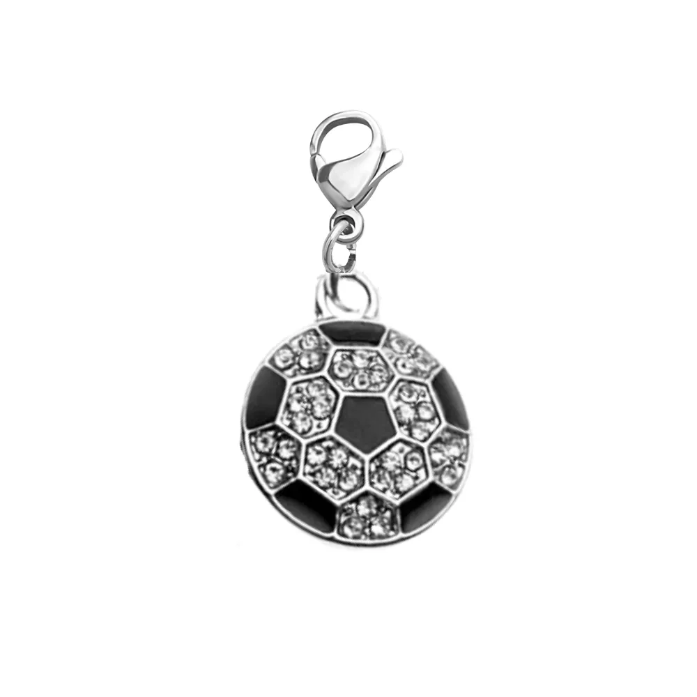 Soccer Clip On Zipper Pull